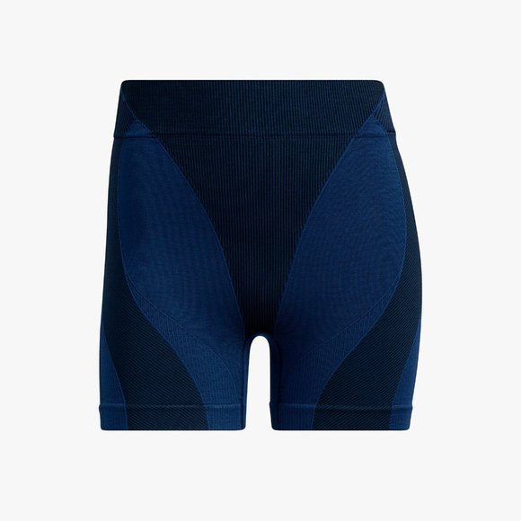 Adidas Originals Women's Ivy Park Dark Blue Halls of Ivy Short Tights HG2449 - Picture 3 of 5